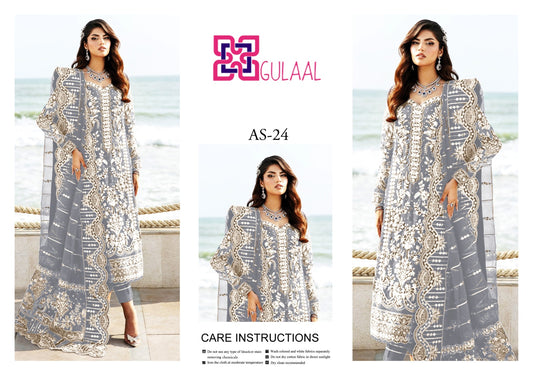 Gulaal Shesha Silk 4-Piece Suit
