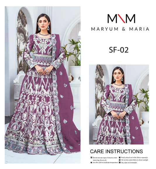 Maryum & Maria Luxury Embroidered Maxi – Rs. 12,500
