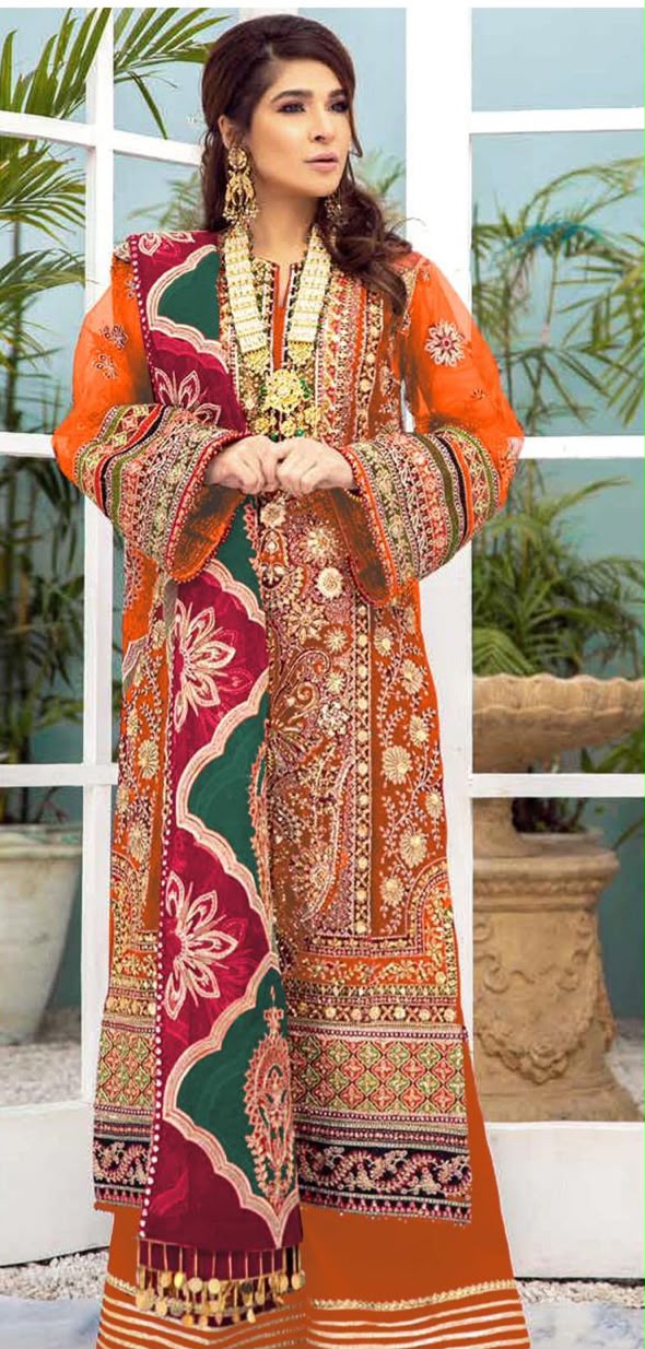 Maryam Hussain 3pc Suit Unstitched